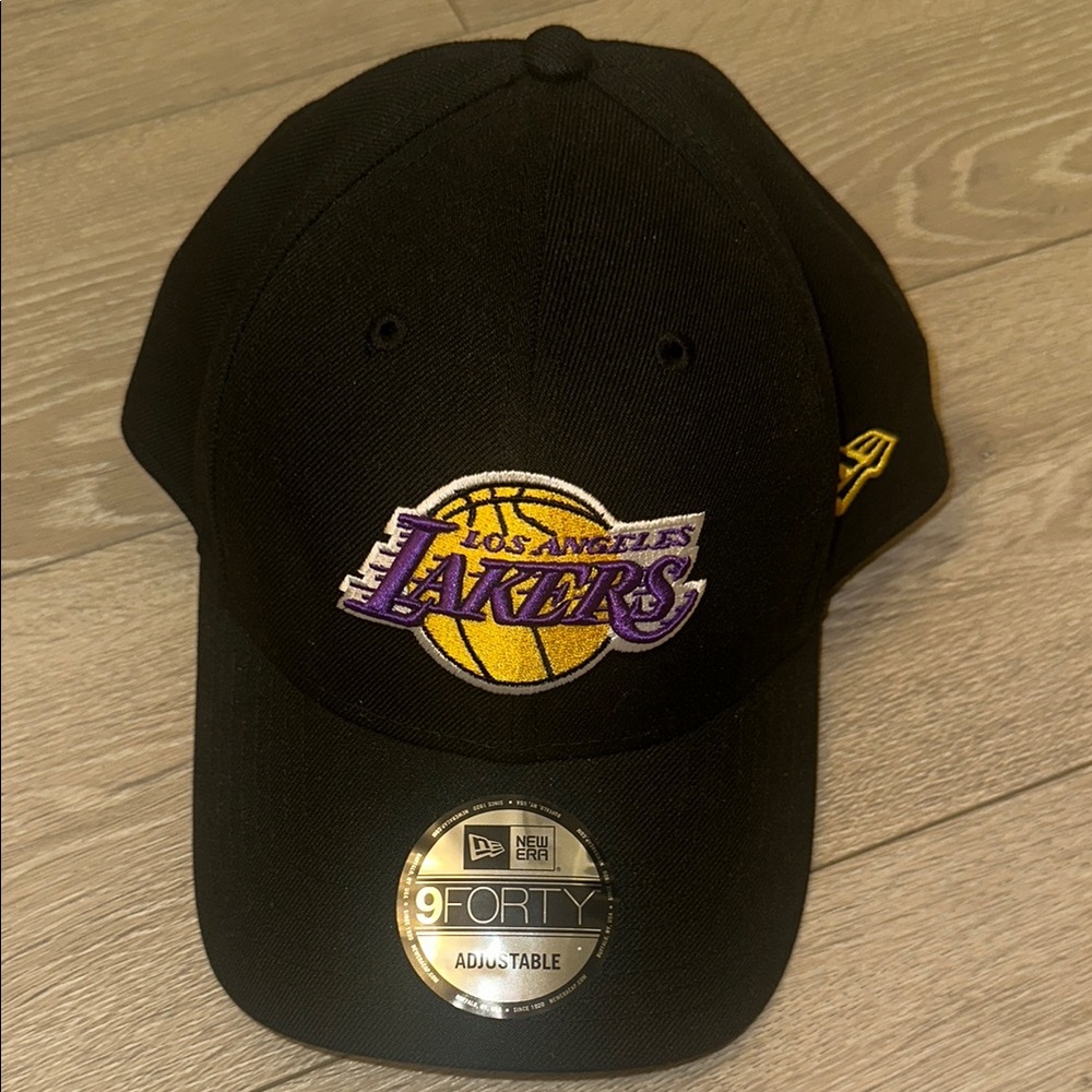 New Era Black and Purple Lakers Game Cap